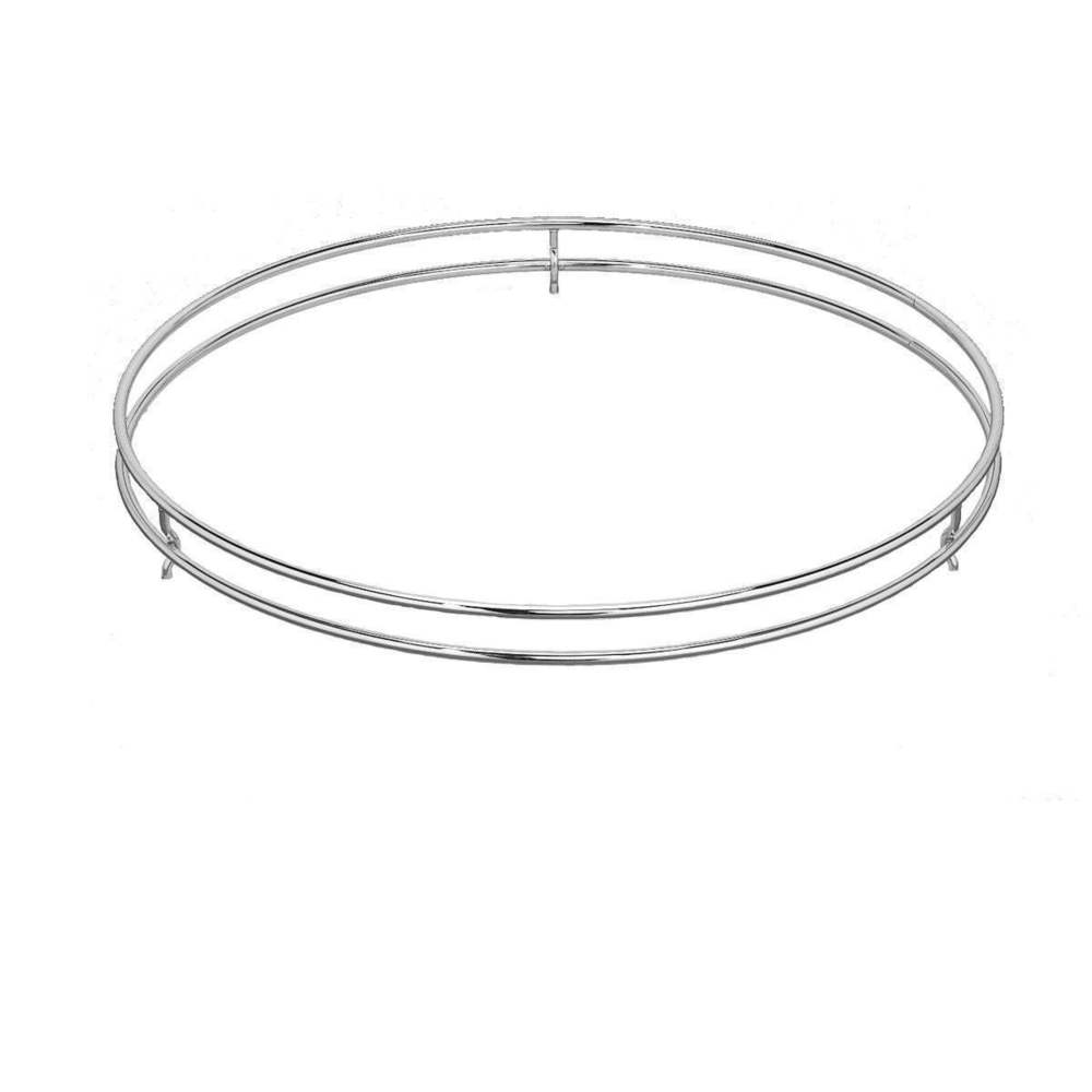 Rev-a-Shelf 20in Diameter Full Circle Lazy Susan Fence Rail - Chrome